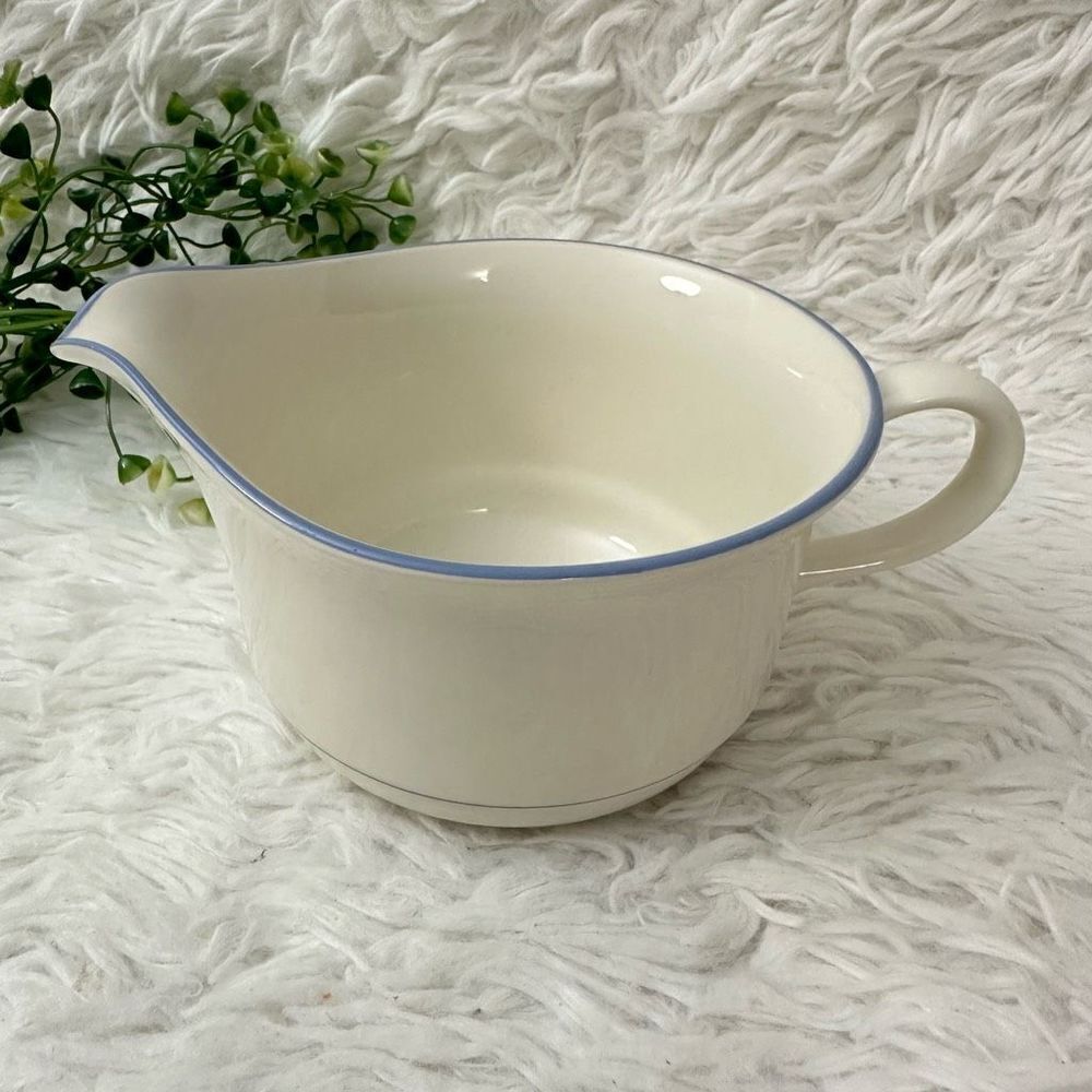 Lenox‎ Chinastone For the Sky Blue Pattern Creamer Pitcher Jar 3” Height
